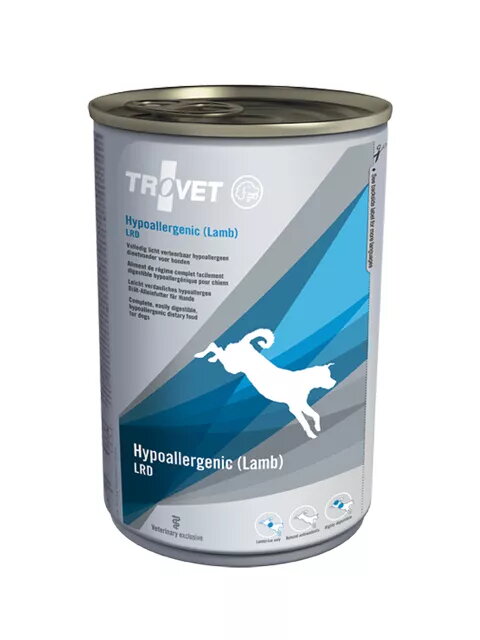 Mitrais suņu barība TROVET Hypoallergenic Lamb