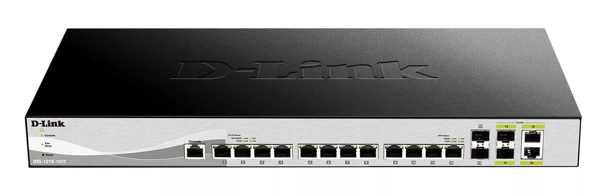 Pārvaldāms slēdzis D-Link DXS-1210-16TC/E 10G Ethernet