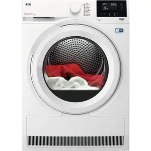 Heat-pump tumble dryer AEG TR818A2E, 8 kg, AbsoluteCare®, energy class C, LCD display
