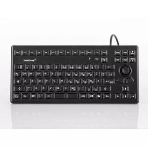 Keyboard GETT TKG-086-MB-IP68-Black Industrial USB QWERTZ German