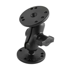 Universal Double Ball Mount with Two Round Plates RAM Mounts RAM-B-101U-A