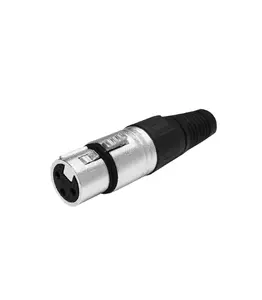 Audio kabelis VivoLink PROXLRFEMALE XLR sieviete uz XLR sieviete varš niķelēti kontakti melns