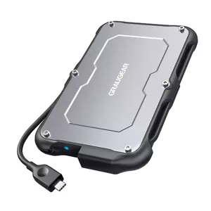 HDD/SSD enclosure GRAUGEAR G-2502-C-10G 2.5" Black Steel 6TB