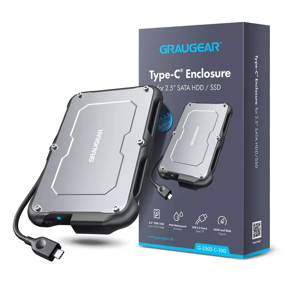 Корпус HDD/SSD GRAUGEAR G-2502-C-10G Photo 2