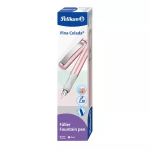 Fountain pen Pelikan Pina Colada — cartridge filling system, rose, plastic housing, 1 pc