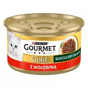 PURINA Gourmet Gold Succulent Delights Beef - wet cat food - 85g