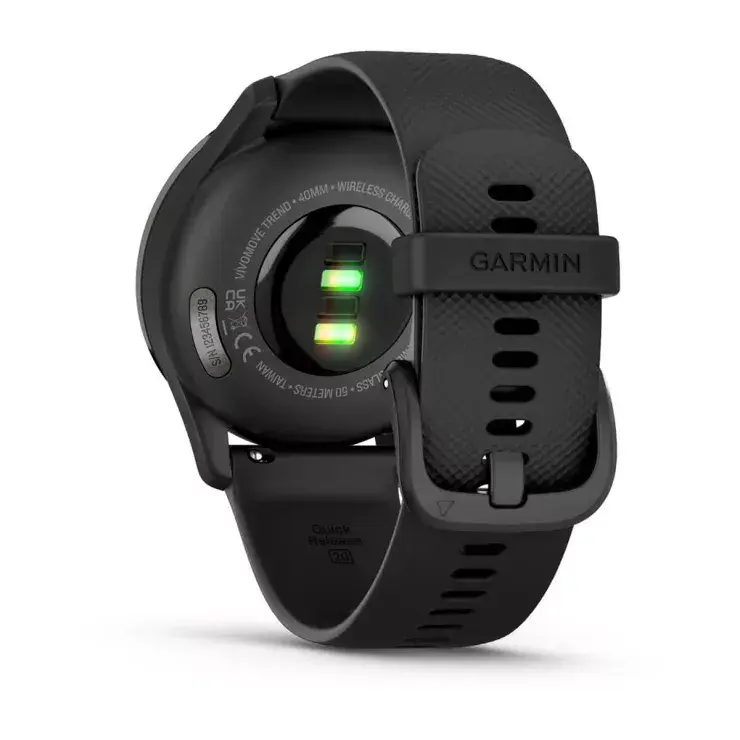 GARMIN vivomove Trend Black — hibrīds 40 mm pulkstenis Photo 5