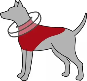 Защитный надувной воротник Trixie S–M (32–40 см), синий