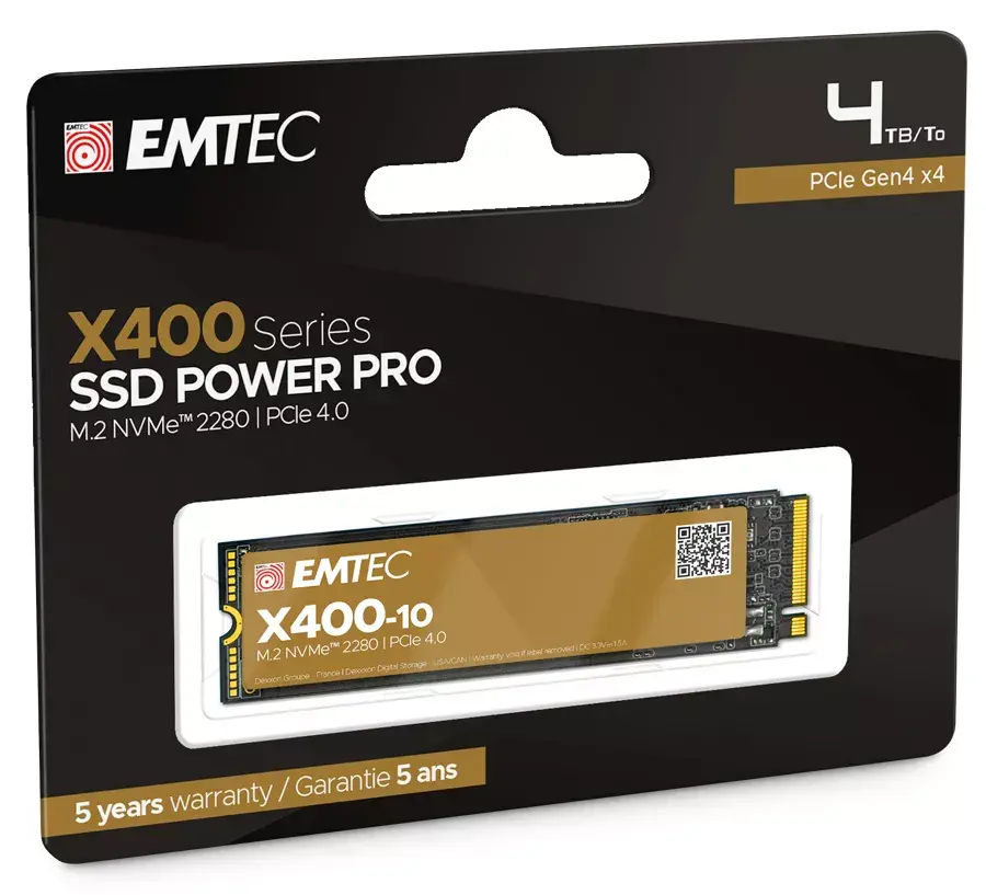 EMTEC X400-10 M.2 4 TB PCIe 4.0 NVMe SSD Photo 3