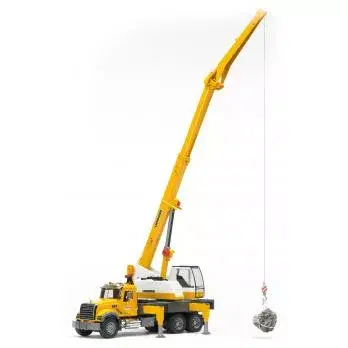 Celtņa kravas auto BRUDER MACK Granite Liebherr Photo 9
