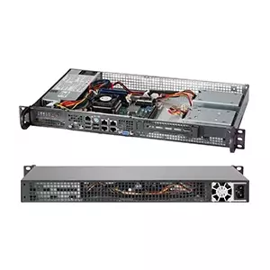 Computer Case Supermicro CSE-505-203B Rack (1U) Black