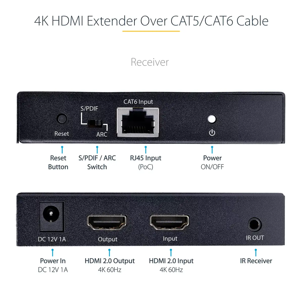 AV pārraidītājs un uztvērējs StarTech.com 4K70IC-EXTEND-HDMI Photo 12
