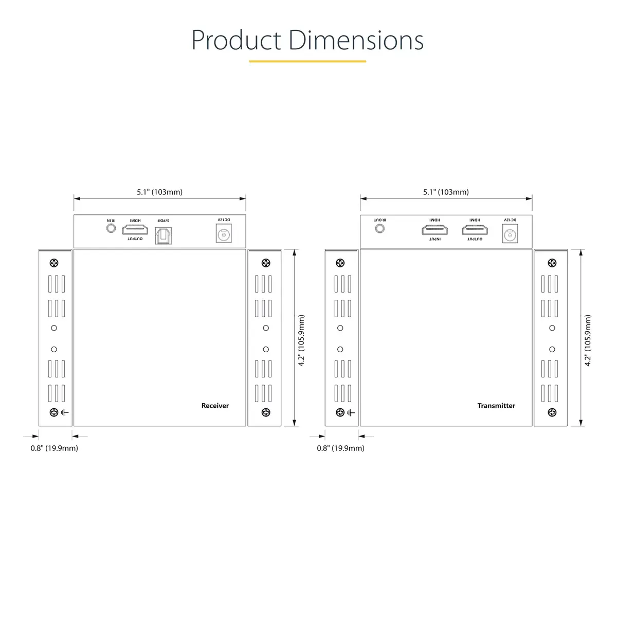 AV pārraidītājs un uztvērējs StarTech.com 4K70IC-EXTEND-HDMI Photo 17