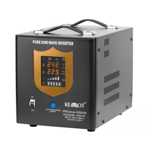 Инвертор питания KEMOT PROsinus-2000/24 2000VA 24V→230V, чистый синус