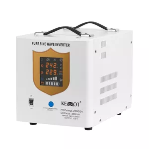 Преобразователь KEMOT PROsinus-2600/24 2600ВА 1800Вт 24В→230В