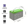 QOLTEC Deep Cycle Gel Battery 12V 100Ah Photo 2