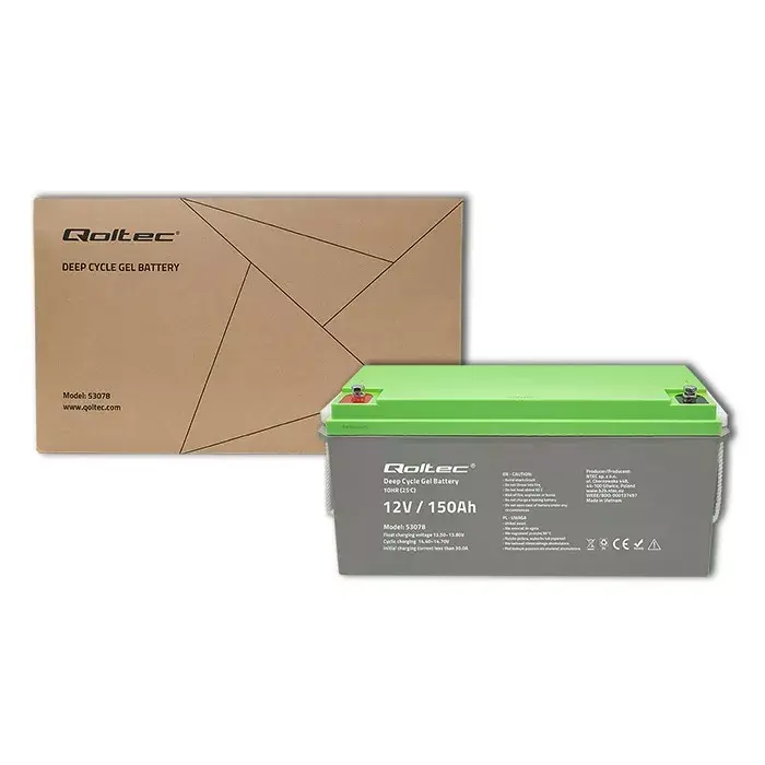 QOLTEC gēla akumulators 12V 150Ah Photo 3