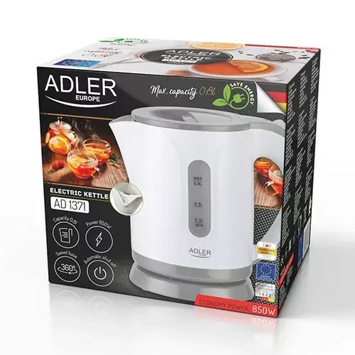 Adler AD 1371g elektriskā tējkanna 0,8 l Photo 8