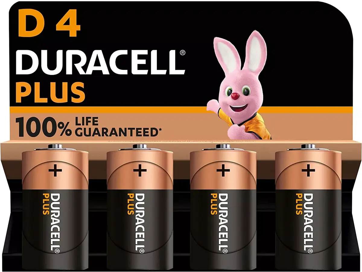 Akumulators D Duracell Plus 142039 komplekts