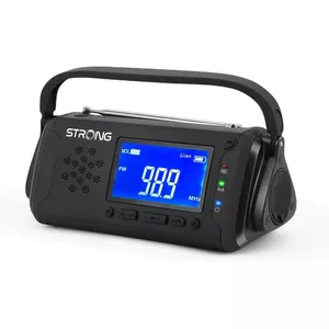 Strong EPR 1500, radio (black, FM, MW, power bank)