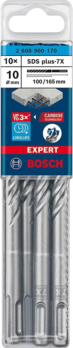 Bosch Expert SDS-plus-7X 5 mm x 165 mm drill bit Photo 2