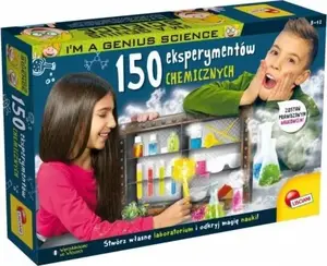 Chemical experiment kit Lisciani I'm A Genius — 150 experiments (Polish instructions)