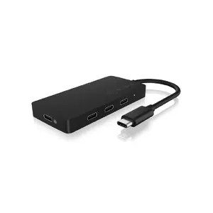 USB centrmezgls ICY BOX IB-HUB1429-CPD USB 3.2 Gen 2 Type-C 10000 Mbit/s Melns
