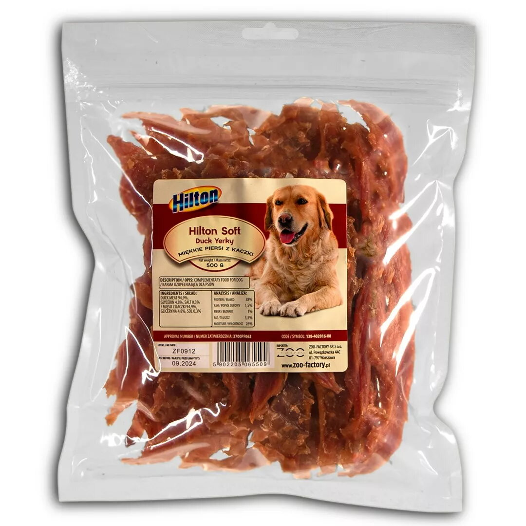 Suņu kārums Hilton Soft Duck Jerky