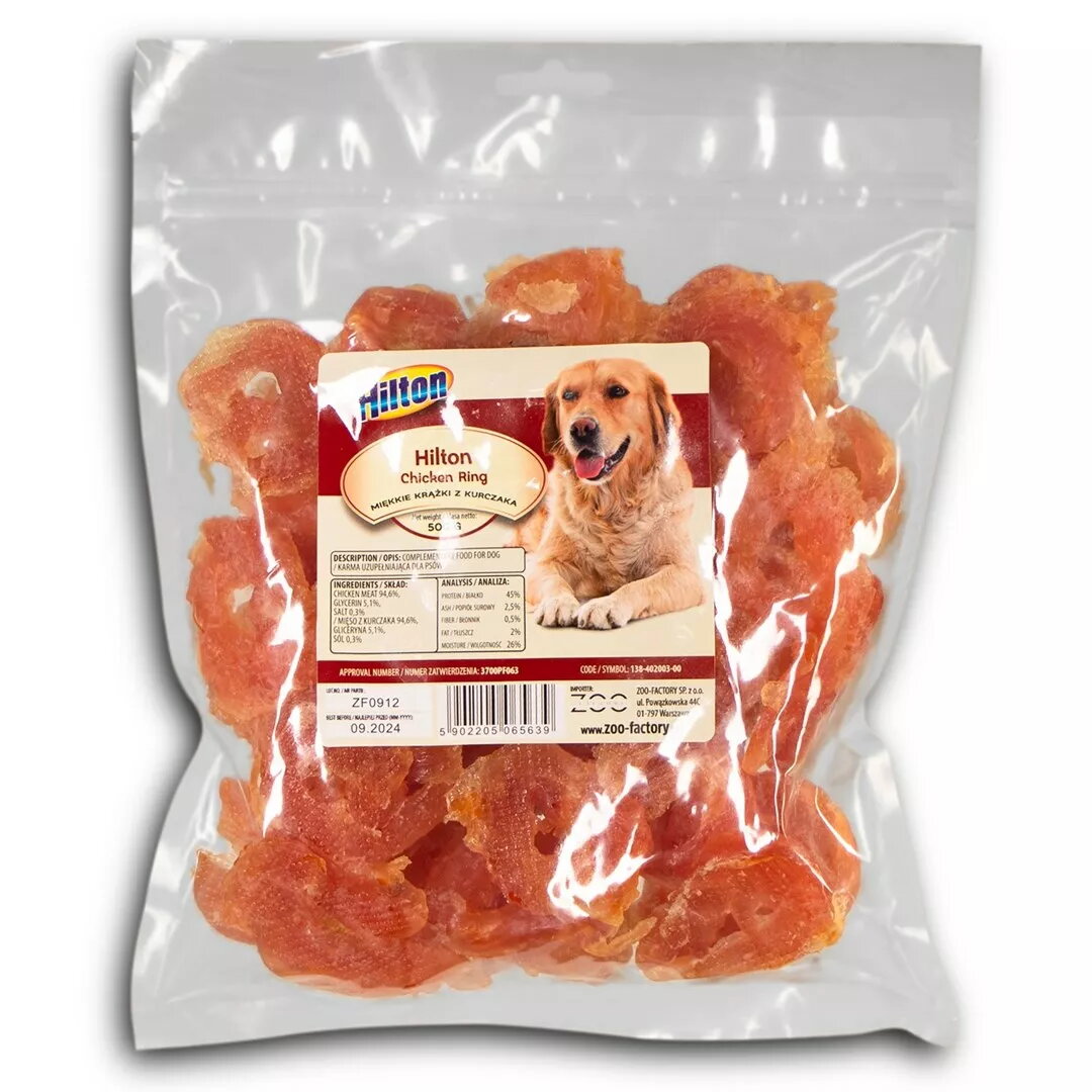 Suņu kārums Hilton Soft Chicken Ring