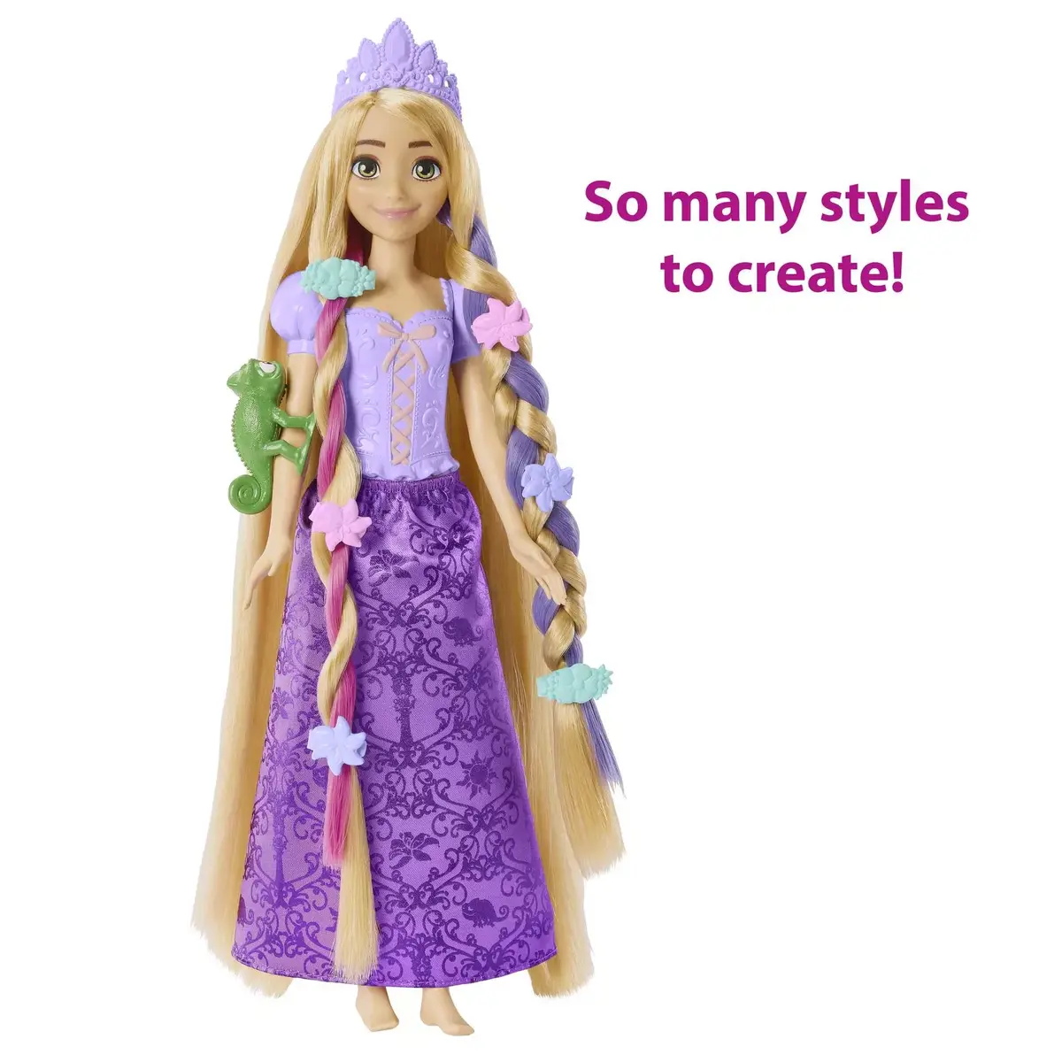 Modes lelle Mattel Disney Princess FAIRY-TALE HAIR Rapunzel Photo 5