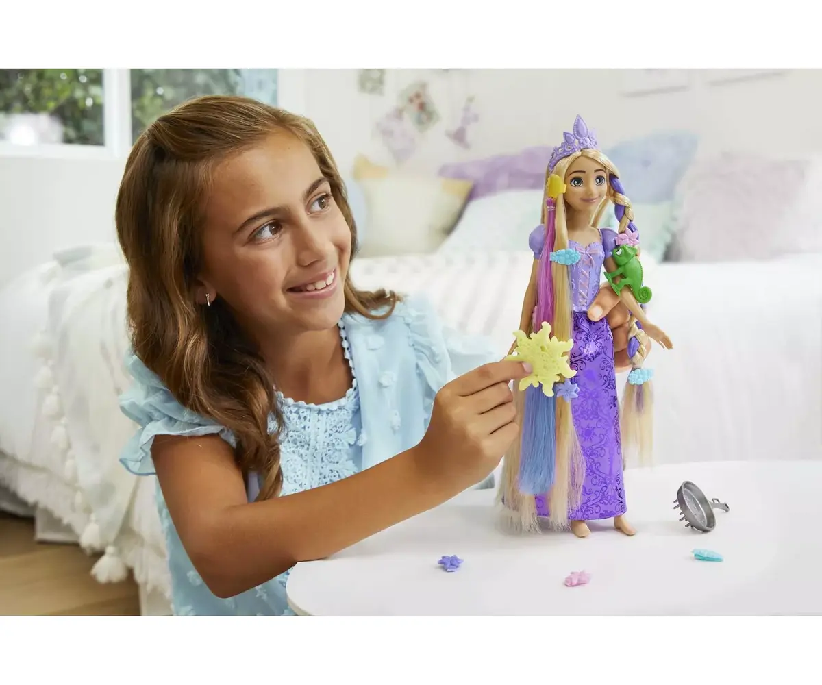 Modes lelle Mattel Disney Princess FAIRY-TALE HAIR Rapunzel Photo 9