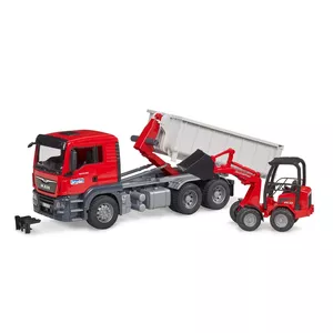 Kravas un trases komplekts BRUDER MAN TGS Truck Daudzkrāsains