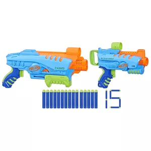 Toy blaster set HASBRO Nerf Elite Jr. Ultimate Starter Set — 2 blasters, 15 Elite darts, 27 m range