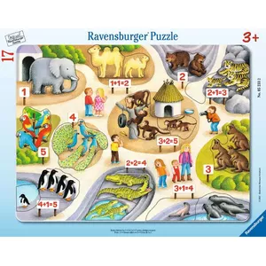 Ravensburger Puzzle Erstes Zählen bis 5 Составная картинка-головоломка 17 шт Обучение