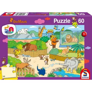 Schmidt Spiele 56349 puzle Klucīšu puzle 60 pcs Dzīvnieki