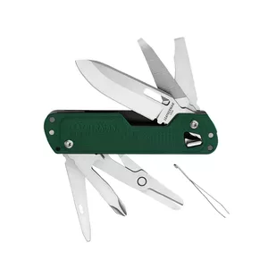 Leatherman Free T4 Многофункциональный нож Зеленый, Нержавеющая сталь