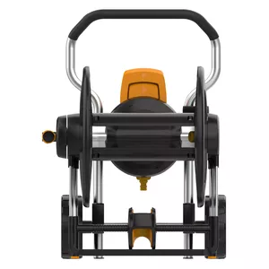 Катушка для шланга Fiskars XL на колесах — модель 6411501512376, большая ёмкость, тележка для сада