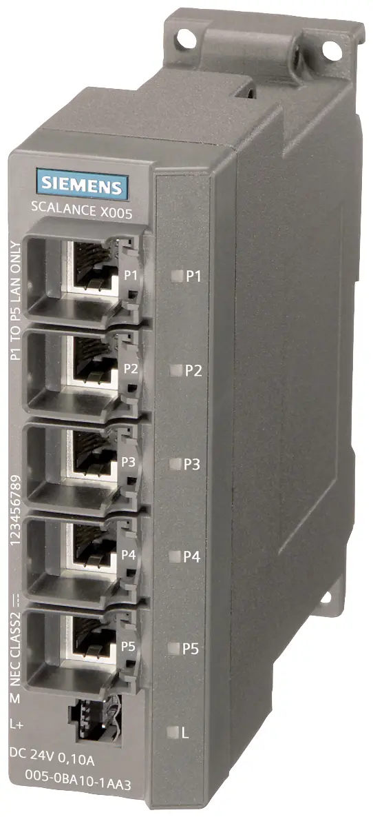 Siemens SCALANCE X005 IE Entry nevadāms