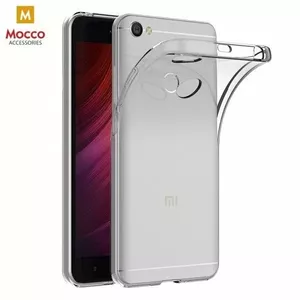 Smartphone silicone case Mocco for Xiaomi Redmi Note 5A, transparent, 1 mm
