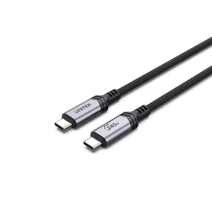 USB-C to USB-C cable Unitek C14110GY-2M USB 3.2 Gen 1, 2 m, 5 A, 240 W, black