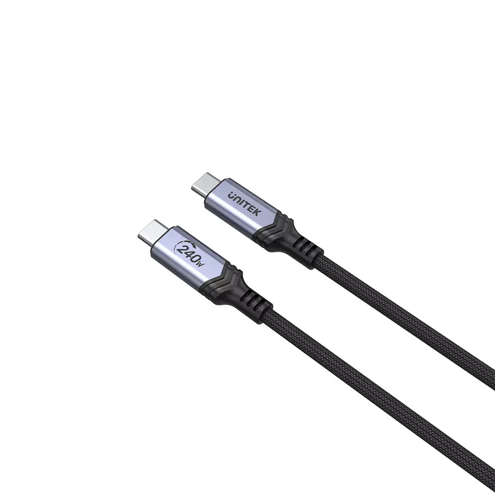 Unitek USB-C uz USB-C kabelis C14110GY-2M 2 m Photo 2