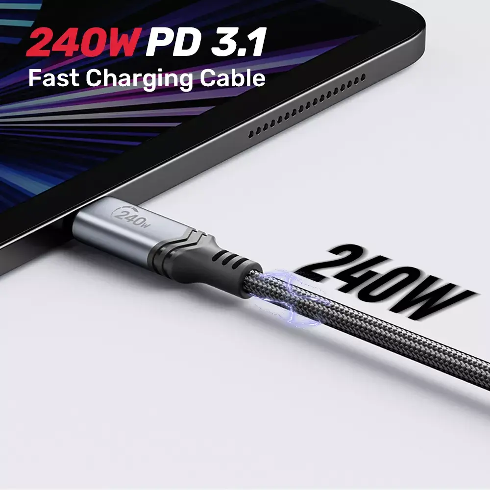 Unitek USB-C uz USB-C kabelis C14110GY-2M 2 m Photo 5
