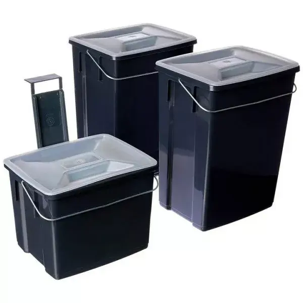 Curver Biobox atkritumu tvertņu komplekts 2x10L + 6L Photo 2