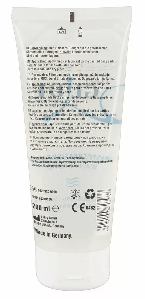 Water-based lubricant Just Glide 200 ml Photo 2
