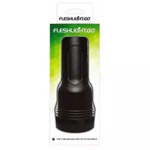 Masturbators Fleshlight GO Black Pink — noņemams TPE Super‑Skin ieliktņš, ~18 cm, ABS korpuss