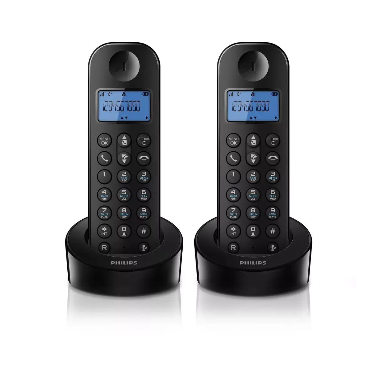 DECT telefons Philips D1202B/51 Photo 2