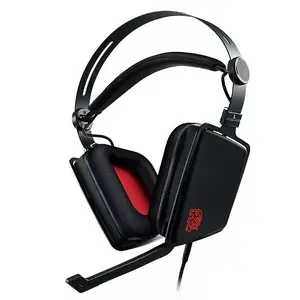 Austiņas THERMALTAKE Tt eSPORTS VERTO vadu, ar galvas stīpu, 10–22000 Hz, vads 3 m, melnas