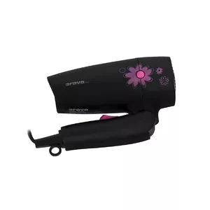 Фен ORAVA HD-402 1000 Вт, 2 скорости, 2 уровня нагрева, чёрно‑фиолетовый