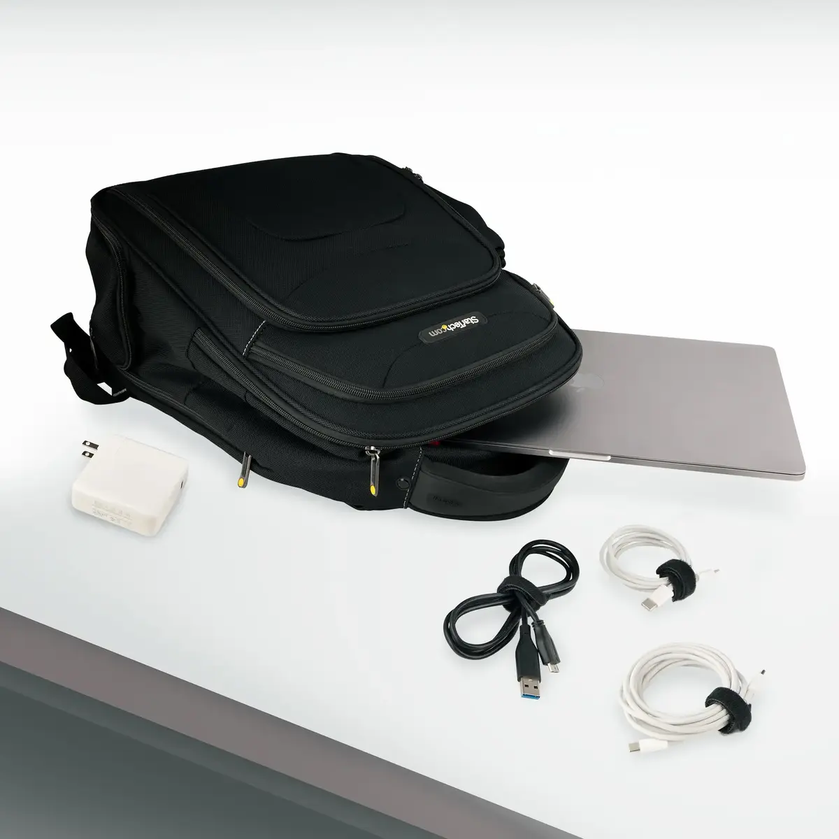 StarTech Kabeļu saites ar lipekli 15cm 50 Gabali Photo 2