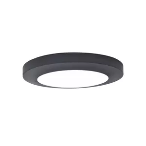Lutec KAYAH LED Wall and Ceiling Light, 16.1W, IP54, Grey